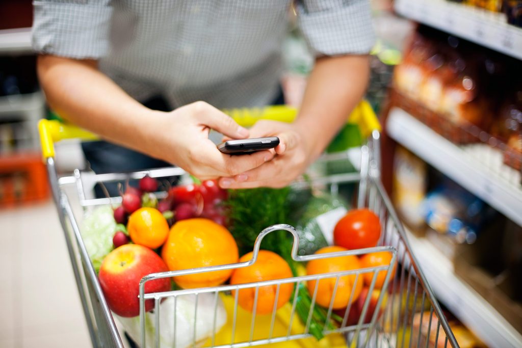 Healthy grocery shopping